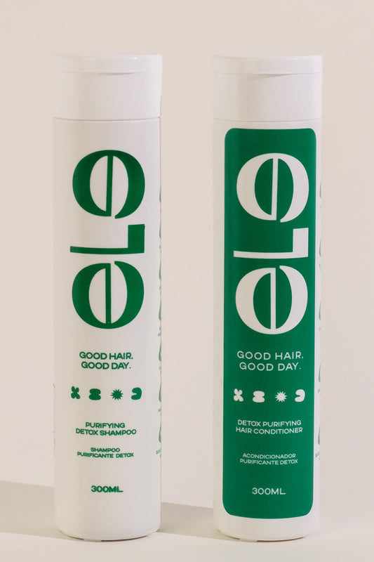 Shampoo y acondicionador para pelo graso