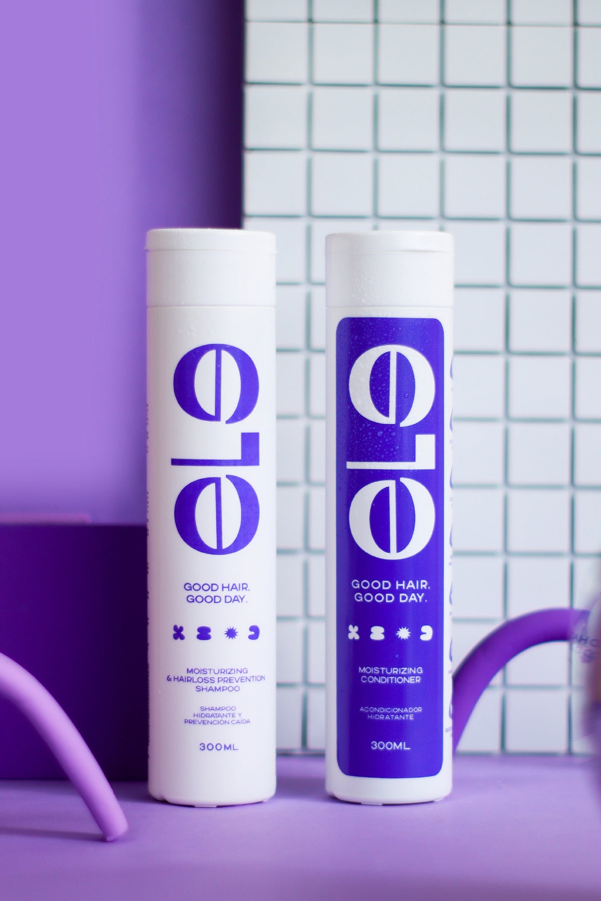 Shampoo y acondicionador para cabello seco y maltratado